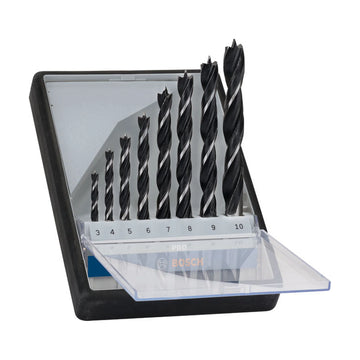 PRO Wood Brad Point Drill Bit Set, 8 pcs
 3/4/5/6/7/8/9/10 mm - image 01