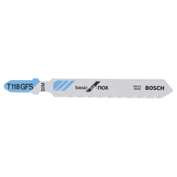 BIM T 118 GFS Basic for INOX, 3 pc (tooth spacing 0.8 mm)