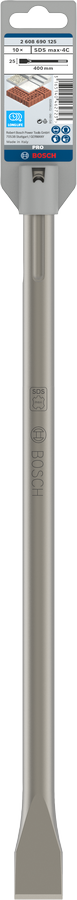 PRO SDS max-4C Flat Chisel, 25 x 400 mm, 10 pcs