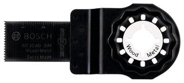 Bosch BIM Plunge cut blade AIZ 20 AB Wood and Metal 20 x 30 mm