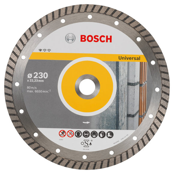 Bosch Standard for Universal Turbo 230 x 22,23 x 2,5 x 10, continuous rim