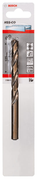 Metal drill bits HSS-Co, DIN 338 9,0 x 81 x 125 mm - 0