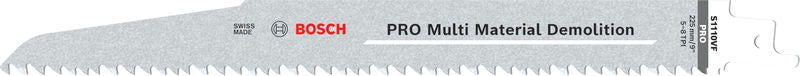 PRO Multi Material Demolition S1110VF Blade, 1.6 x 22 x 225 mm, 5 pcs