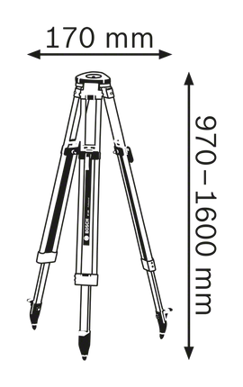 Bosch Building Tripod BT 160 - 0