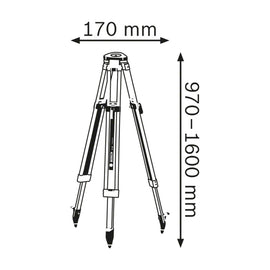 Bosch Building Tripod BT 160 - image 02