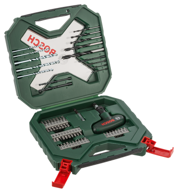 Bosch 54pc X-Line Drill/Driver Set + Pocket S/Driver