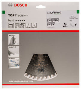 Top Precision Best for Wood circular saw blade
 216 x 30 x 2.3 mm, 48 - 0