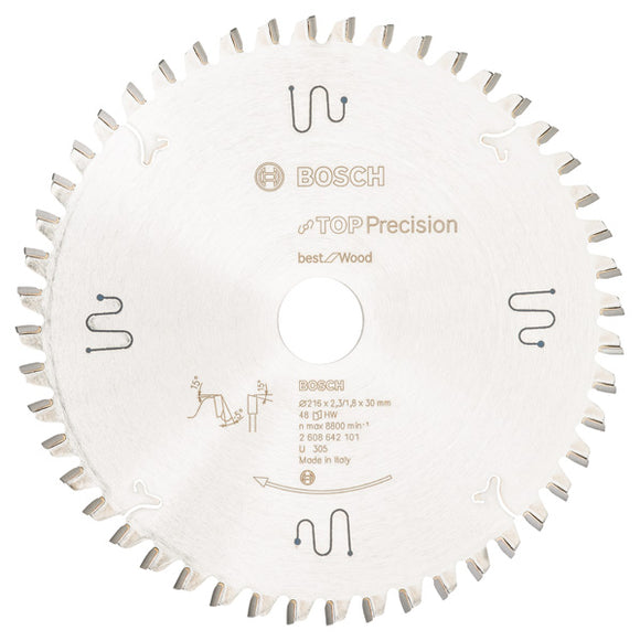 Top Precision Best for Wood circular saw blade
 216 x 30 x 2.3 mm, 48