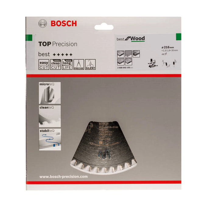 Top Precision Best for Wood circular saw blade
 216 x 30 x 2.3 mm, 48 - image 02