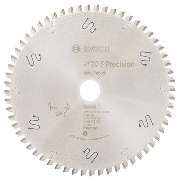 Top Precision Best for Wood circular saw blade
 254 x 30 x 2.3 mm, 60