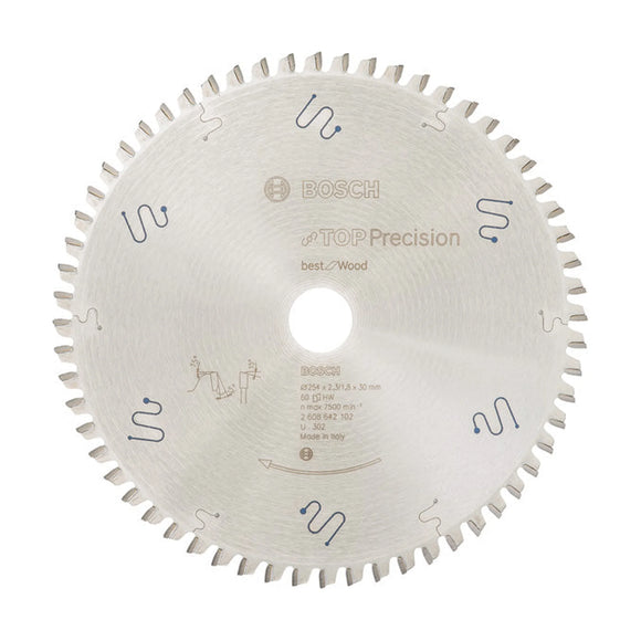 Top Precision Best for Wood circular saw blade
 254 x 30 x 2.3 mm, 60 - image 01