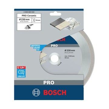 Bosch Best for Ceramic 230 x 22,23 x 2,4 x 10 continuous rim - image 02