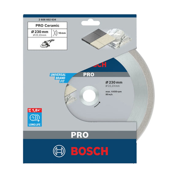 Bosch Best for Ceramic 230 x 22,23 x 2,4 x 10 continuous rim - image 02