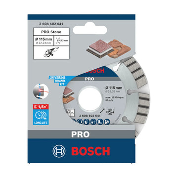 Bosch PRO Stone Diamond Disc, 115 x 22.23 x 2.2 mm - image 02