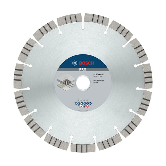 Bosch PRO Concrete Diamond Disc, 230 x 22.23 mm - image 01