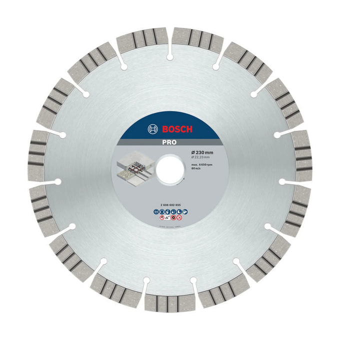 Bosch PRO Concrete Diamond Disc, 230 x 22.23 mm - image 01