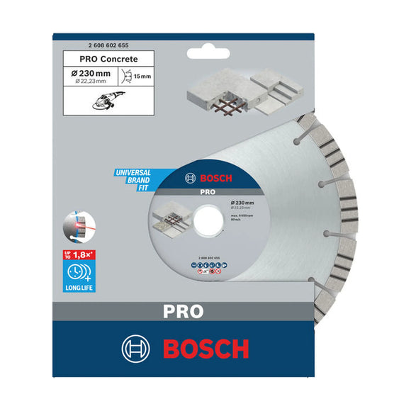 Bosch PRO Concrete Diamond Disc, 230 x 22.23 mm - image 02