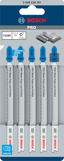 PRO Metal Pipes and Profiles T321BF Jigsaw Blade, 132 mm, 5 pcs-2