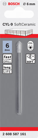 CYL-9 Tile drill bit Ceramic 6 x 80 mm-2
