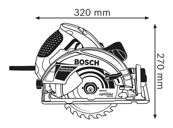 Bosch Circular Saw GKS 65 GCE