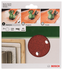 Bosch sanding sheet set for random orbit sanders 150 mm, 60, 5 pc-1