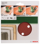Bosch sanding sheet set for random orbit sanders 150 mm, 120, 5 pc-2