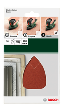 Bosch sanding sheet set for multi-sanders 95 x 135 mm, 180, 5 pc-2