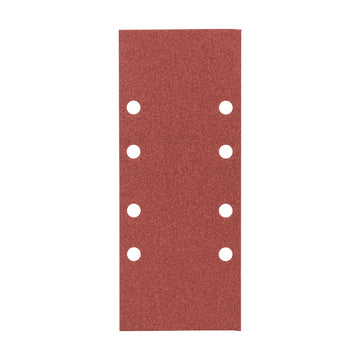 Bosch sanding sheet set for orbital sanders 93 x 230 mm, 120, 8 holes, 10 pc, clip on - image 01