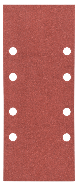 For orbital sanders, 93 x 230 mm, 180, 8 holes, 10 pc, clip on