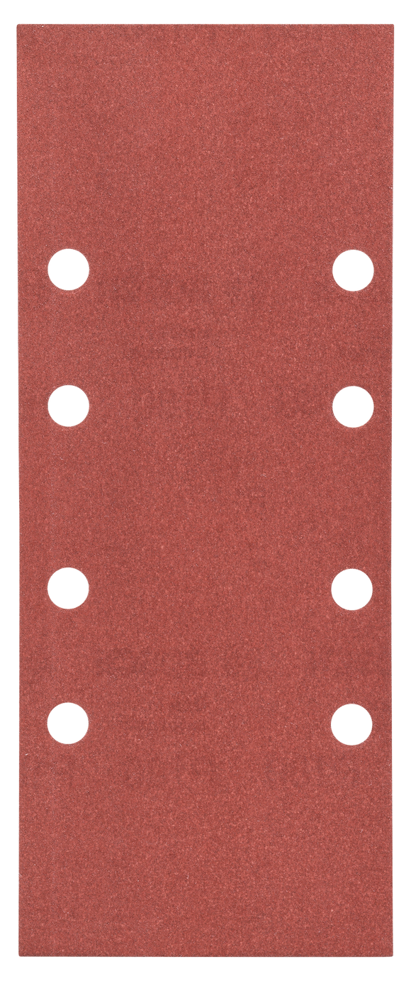 For orbital sanders, 93 x 230 mm, 180, 8 holes, 10 pc, clip on