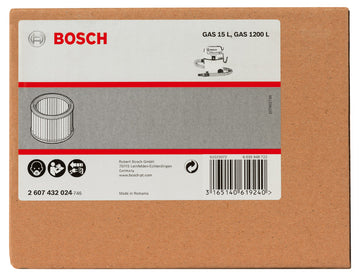 Bosch Round Pleted filter for GAS 15 L - 0