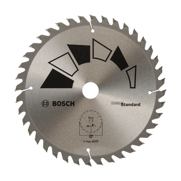 Bosch Circular saw blade STANDARD 184 x 20, 40 - image 01