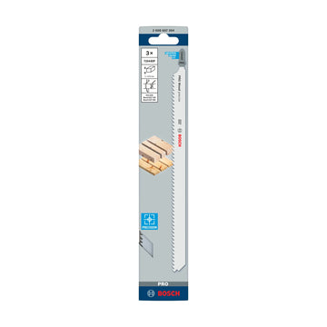 PRO Wood precise T1044DP Jigsaw Blade, 250 mm, 3 pcs
 3 pc (cuts at accurate angles) - image 02