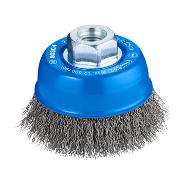 PRO Metal clean Cup Brush, 70 x 0.3 mm, Thread - image 01
