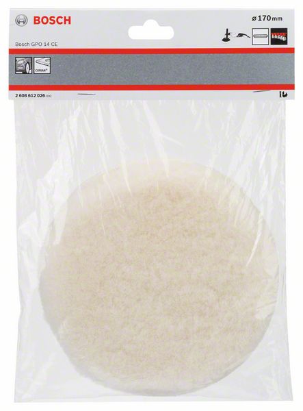 Lambskin disc, diameter 170 mm