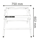 Bosch Table Saw Stand GTA 6000 for GTS 10 XC (Stand Only)-3
