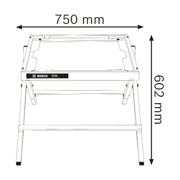 Bosch Table Saw Stand GTA 6000 for GTS 10 XC (Stand Only) - image 02
