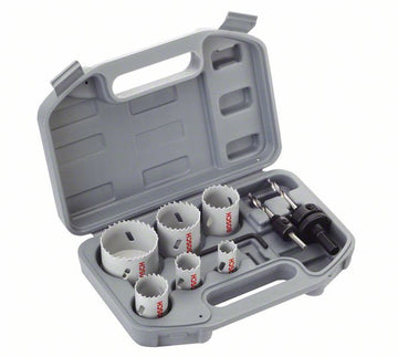 Bosch 9-piece HSS bi-metal holesaw set for electricians 20 - 64 mm