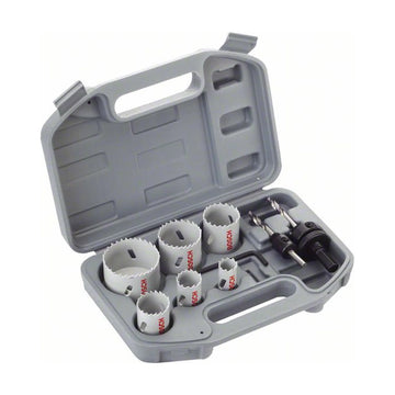 Bosch 9-piece HSS bi-metal holesaw set for electricians 20 - 64 mm - image 01