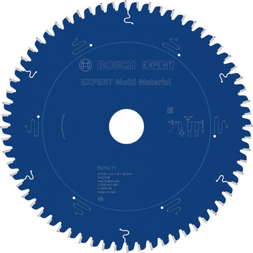 EXPERT Multi Material Circular Saw Blade, 216 x 2.4/1.8 x 30 mm, T64