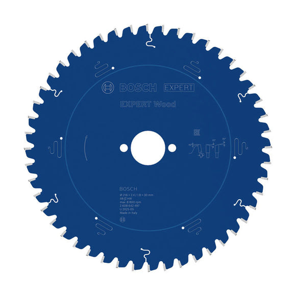 EXPERT Wood Circular Saw Blade, 216 x 2.4/1.8 x 30 mm, T48 - image 01