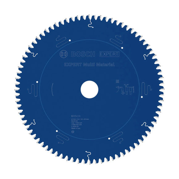 EXPERT Multi Material Circular Saw Blade, 254 x 2.4/1.8 x 30 mm, T80 - image 03