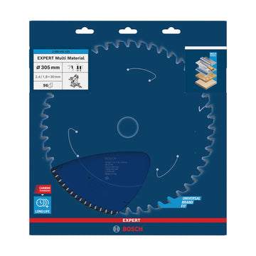 EXPERT Multi Material Circular Saw Blade, 305 x 2.4/1.8 x 30 mm, T96 - image 02