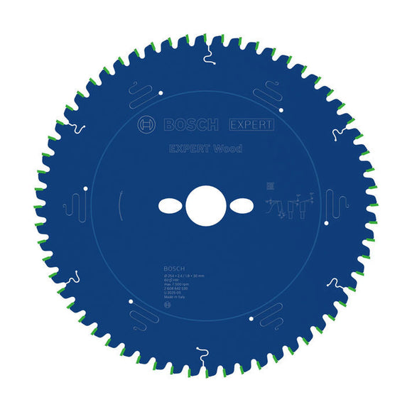 EXPERT Wood Circular Saw Blade, 254 x 2.4/1.8 x 30 mm, T60
 254 x 30 x 2,4 mm, 60 - image 01