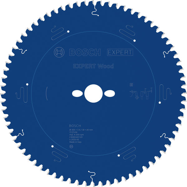 EXPERT Wood Circular Saw Blade, 305 x 2.4/1.8 x 30 mm, T72
 305 x 30 x 2,4 mm, 72