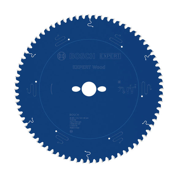 EXPERT Wood Circular Saw Blade, 305 x 2.4/1.8 x 30 mm, T72
 305 x 30 x 2,4 mm, 72 - image 01