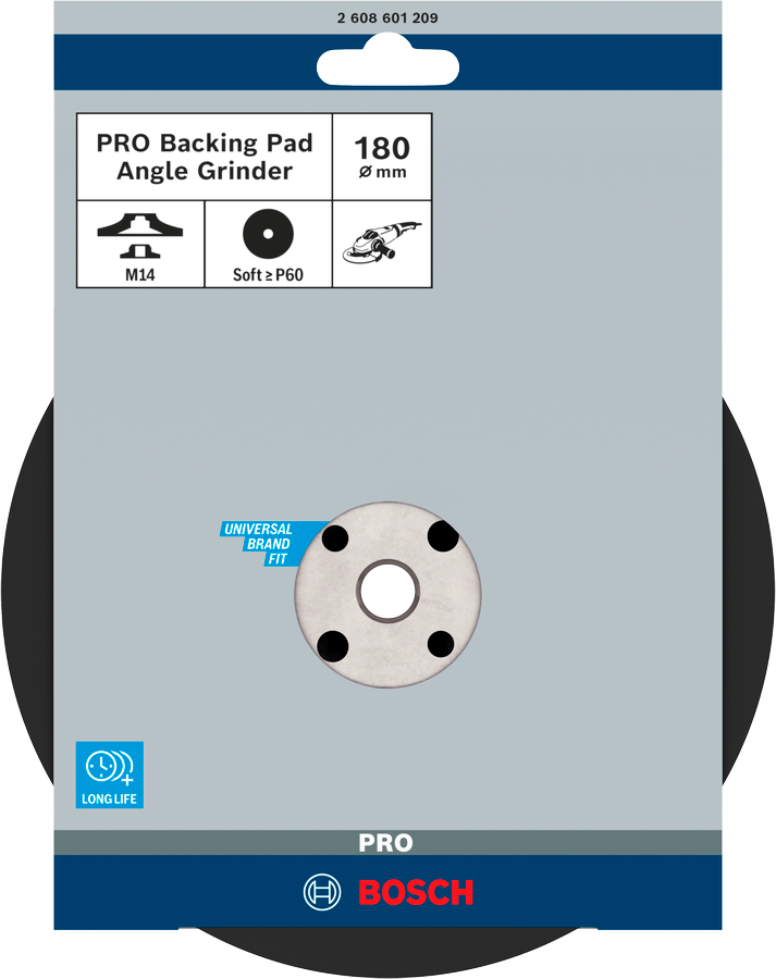 Backing pad 180 mm, 8 500 rpm - 0