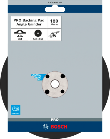 Backing pad 180 mm, 8 500 rpm - 0