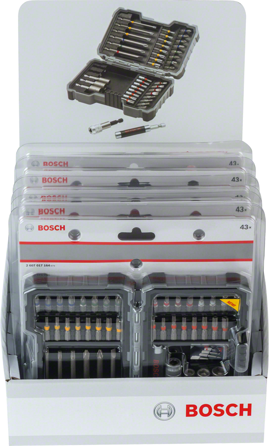Bosch 41pc Bit and Nutsetter Set, + universal & magnetic holders