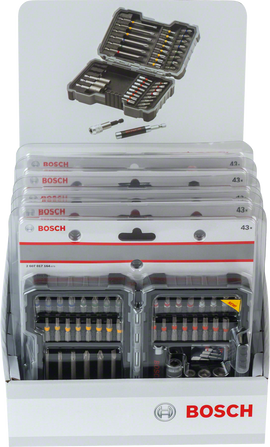 Bosch 41pc Bit and Nutsetter Set, + universal & magnetic holders - 0